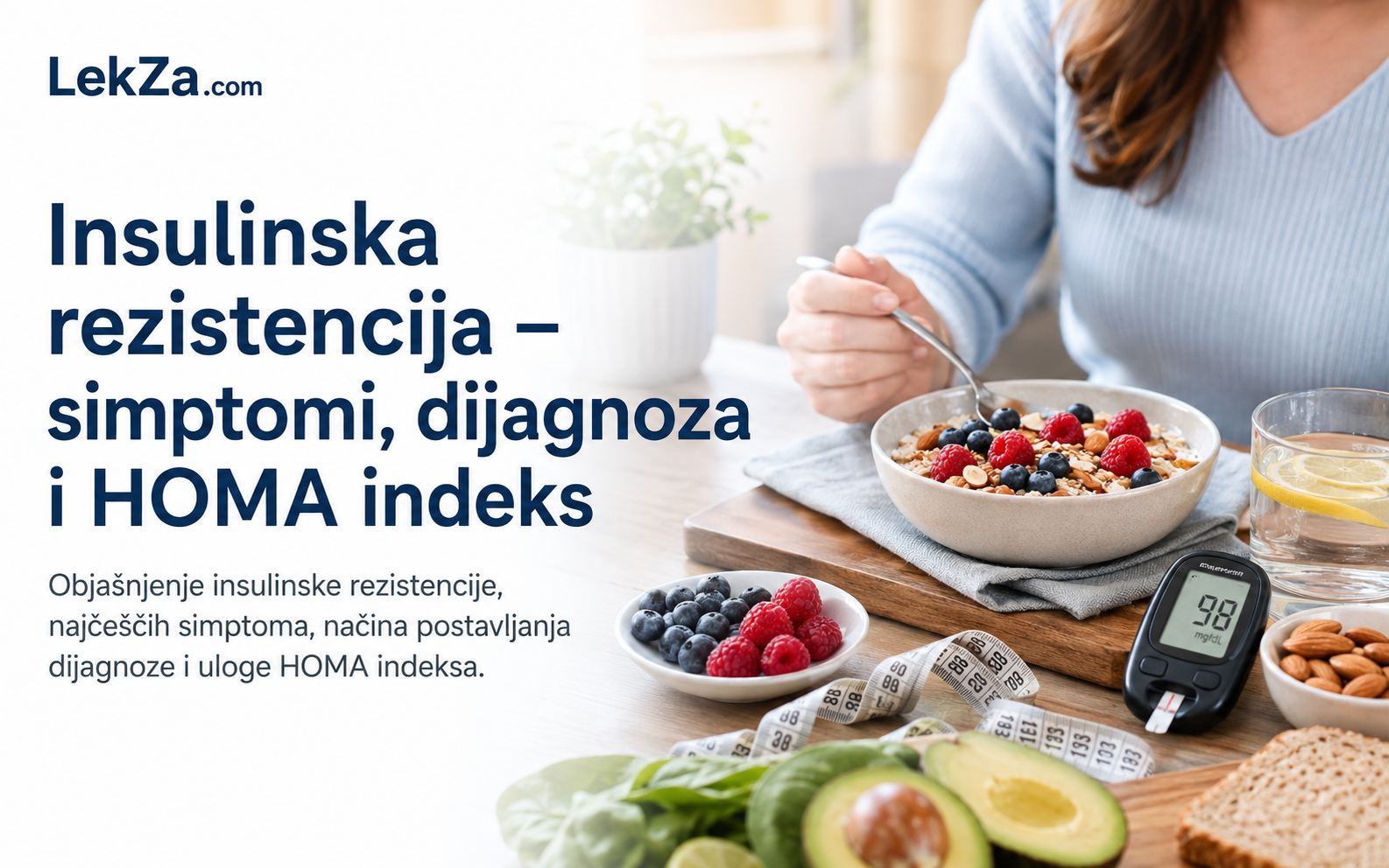 Insulinska rezistencija, zdrava ishrana i praćenje nivoa šećera u krvi