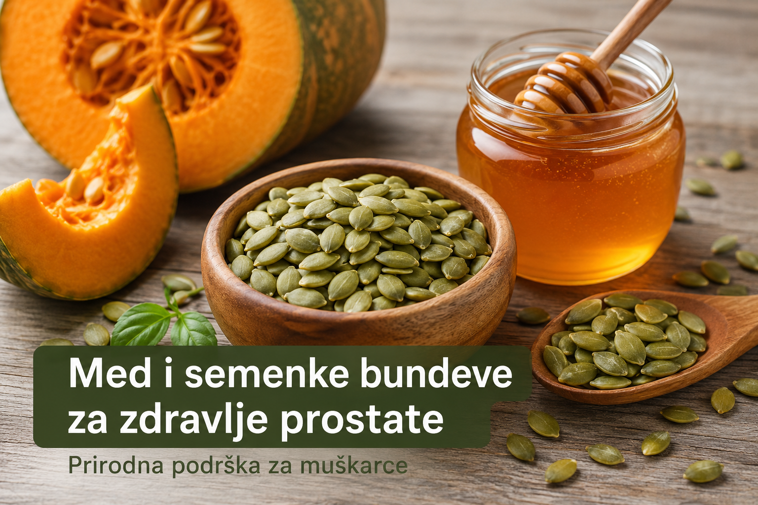 Med i semenke bundeve za zdravlje prostate